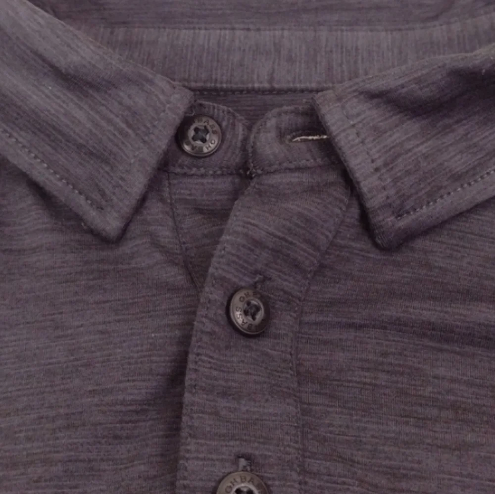G.H. Bass & Co Charcoal Slate Polo Shirt 2XL - Picture 3 of 11
